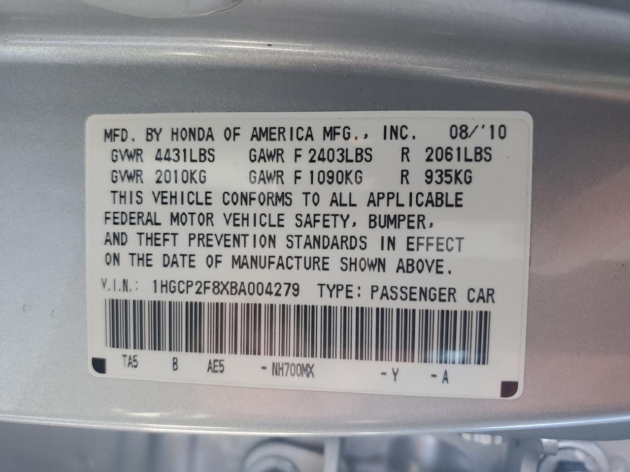 2011 Honda Accord - Image 12