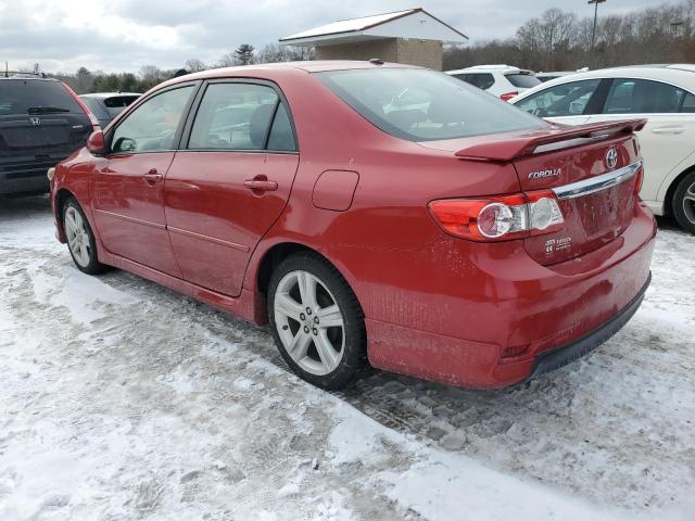  TOYOTA COROLLA 2013 Красный