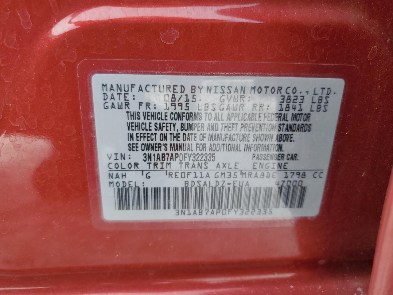 2015 Nissan Sentra - Image 12