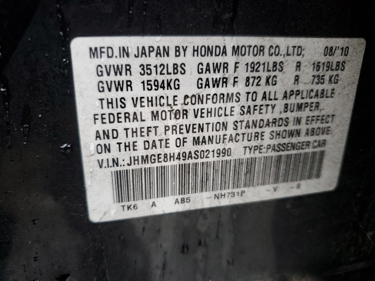 2010 Honda Fit - Image 13