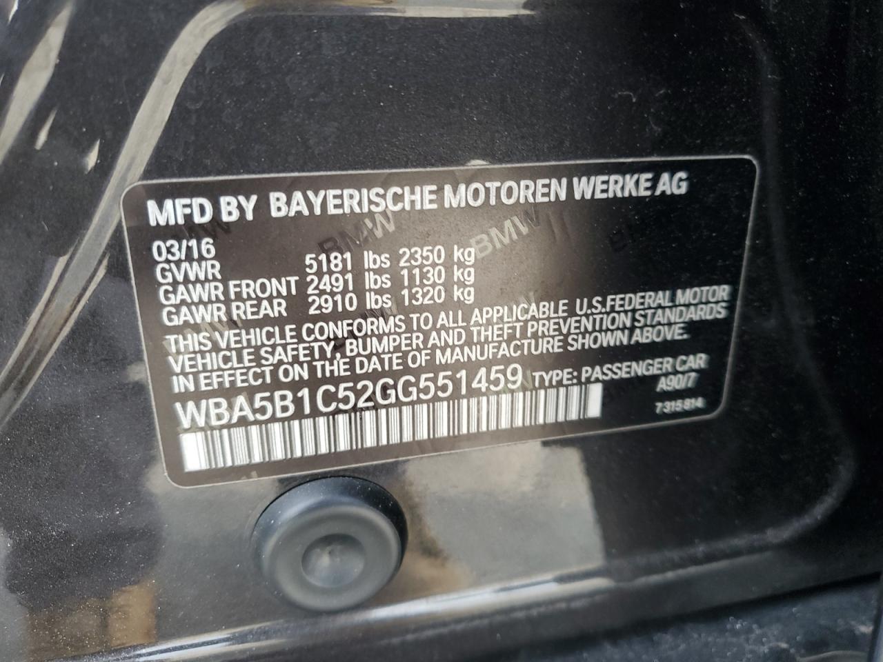 2016 BMW 5er - Image 12