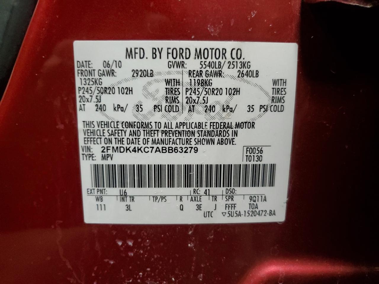 2010 Ford Edge - Image 13