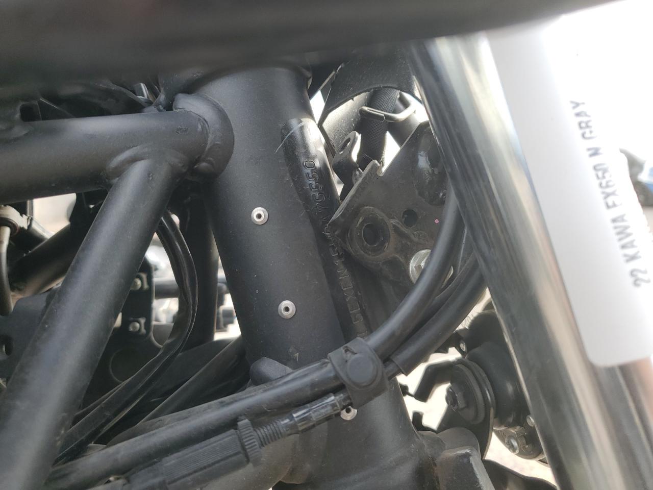 2022 Kawasaki Ex650 N VIN: ML5EXEN15NDA75550 Lot: 45506915