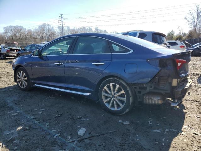  HYUNDAI SONATA 2017 Синий