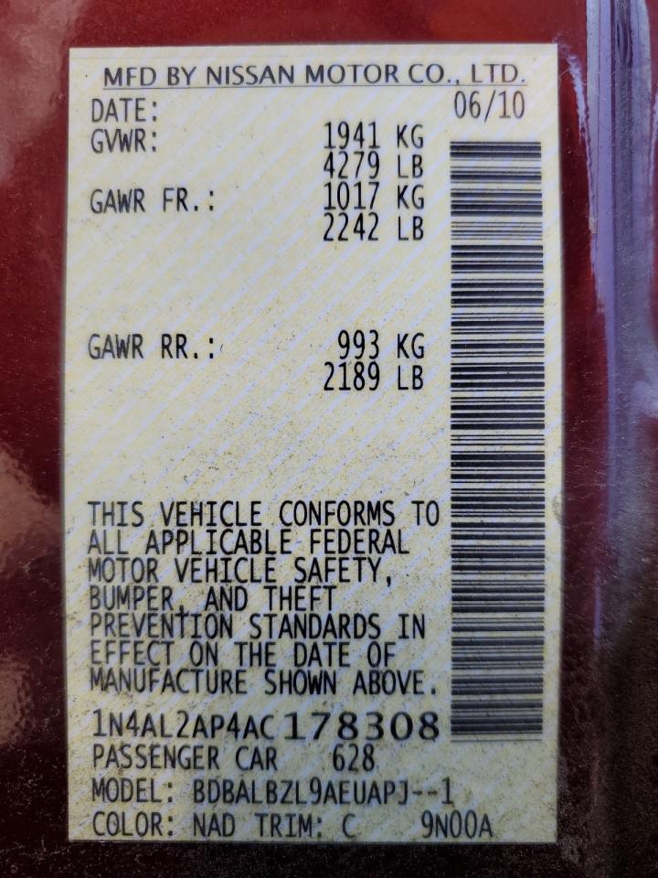 2010 Nissan Altima - Image 12
