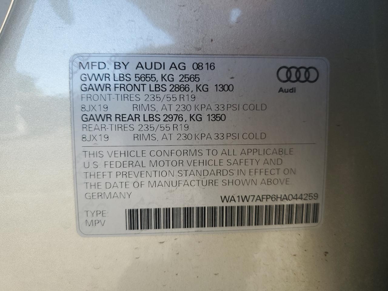 2017 Audi Q5 - Image 13