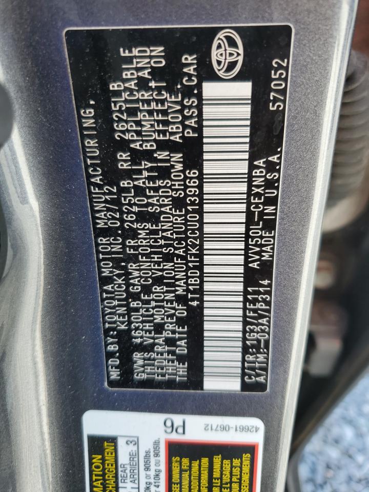 2012 Toyota Camry - Image 13