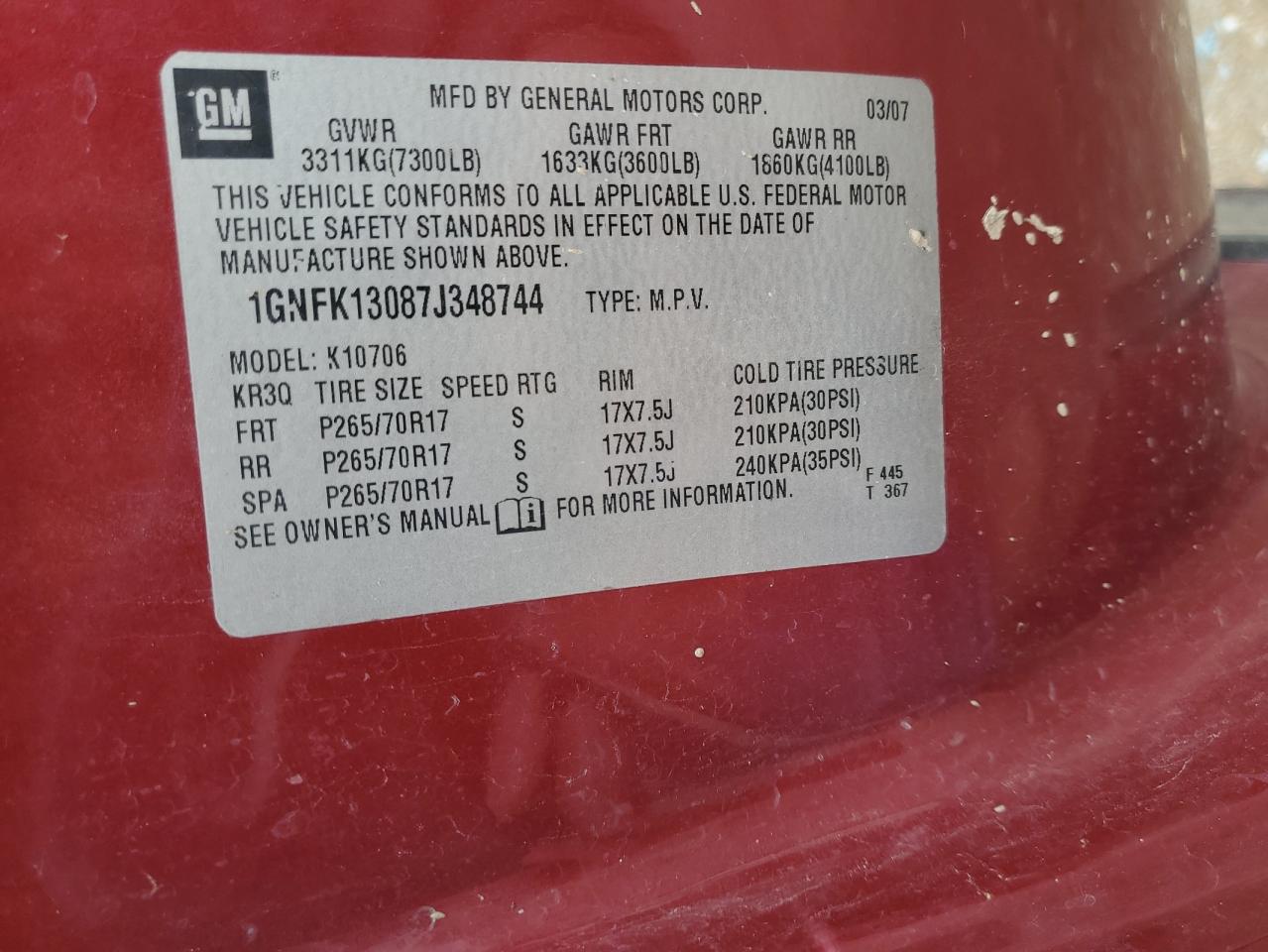 2007 Chevrolet Tahoe - Image 13