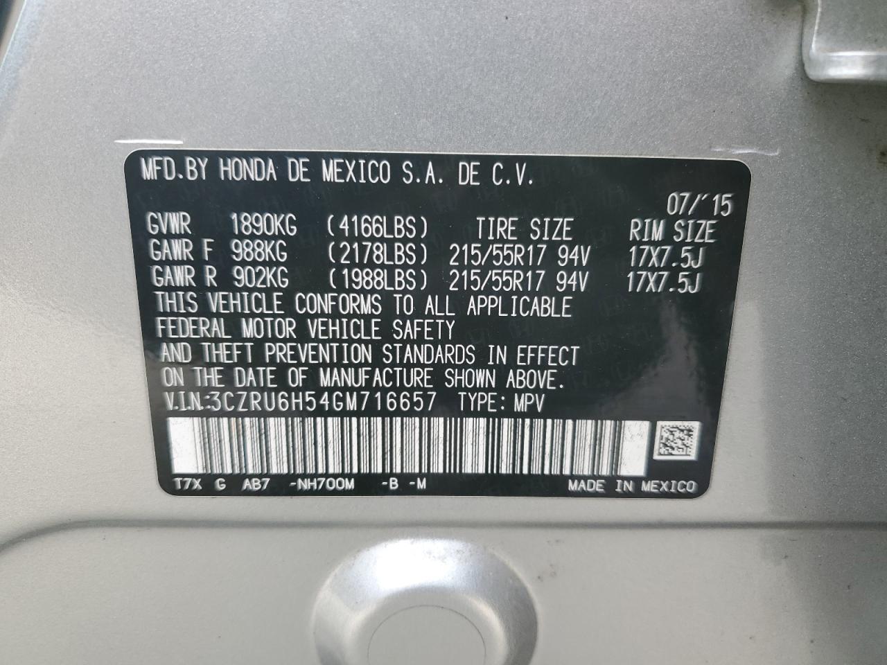 2016 Honda HR-V - Image 15