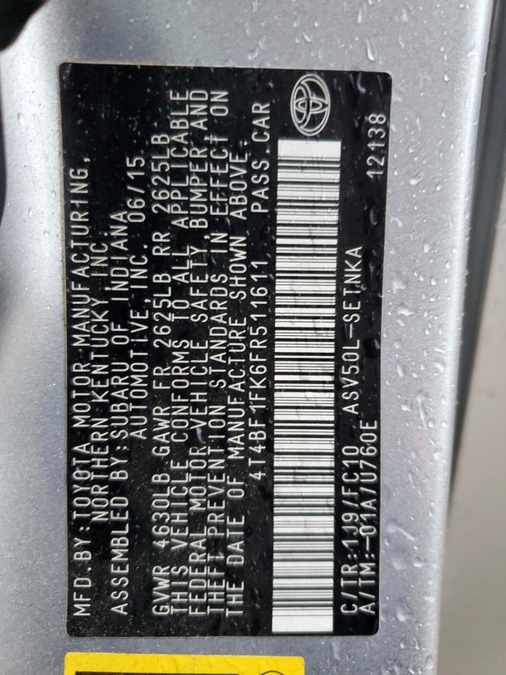 2015 Toyota Camry - Image 13