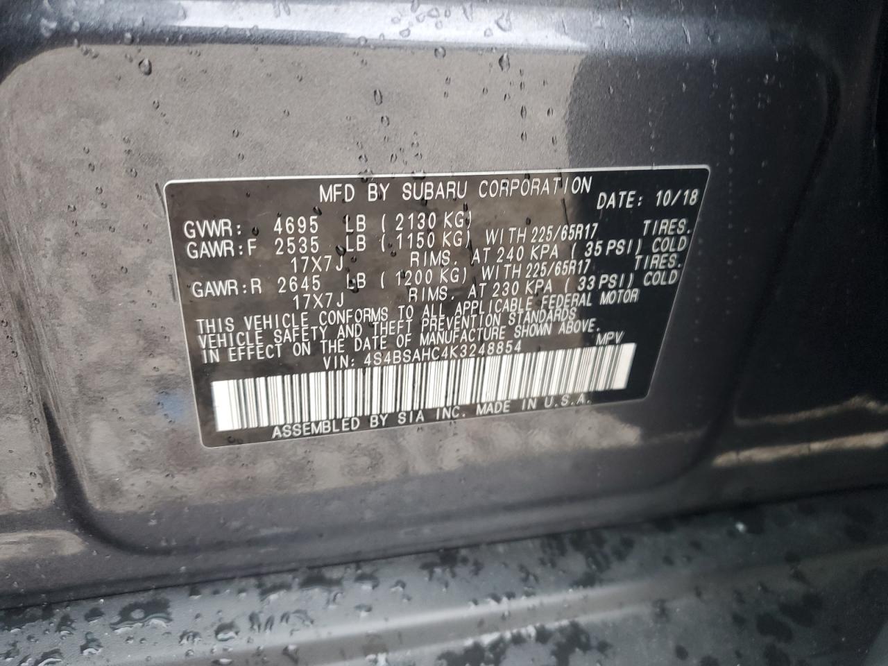 2019 Subaru Outback - Image 12