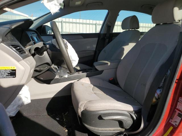  HYUNDAI SONATA 2017 Красный