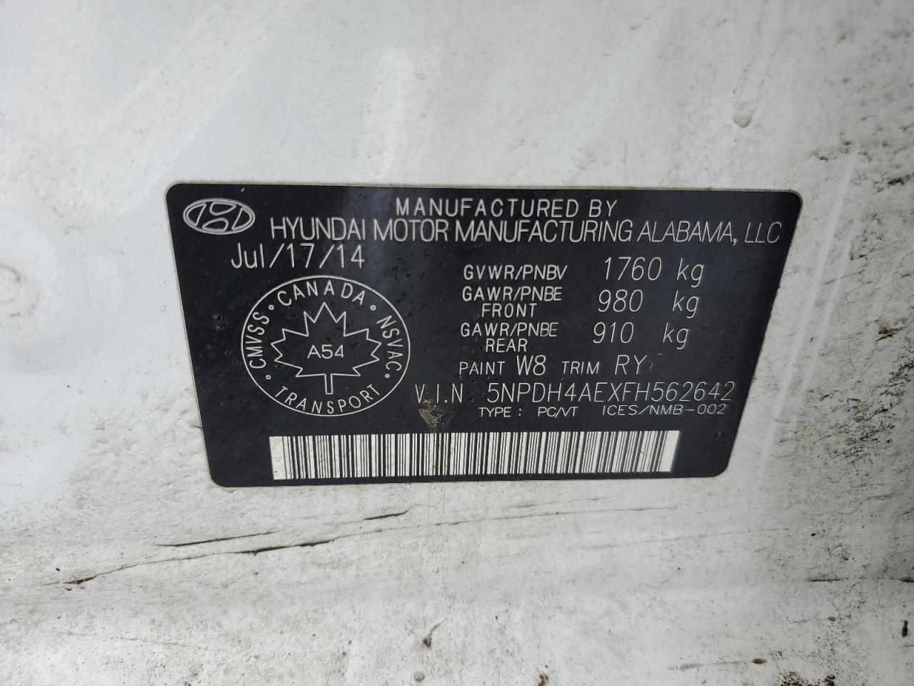 2015 Hyundai Elantra - Image 12