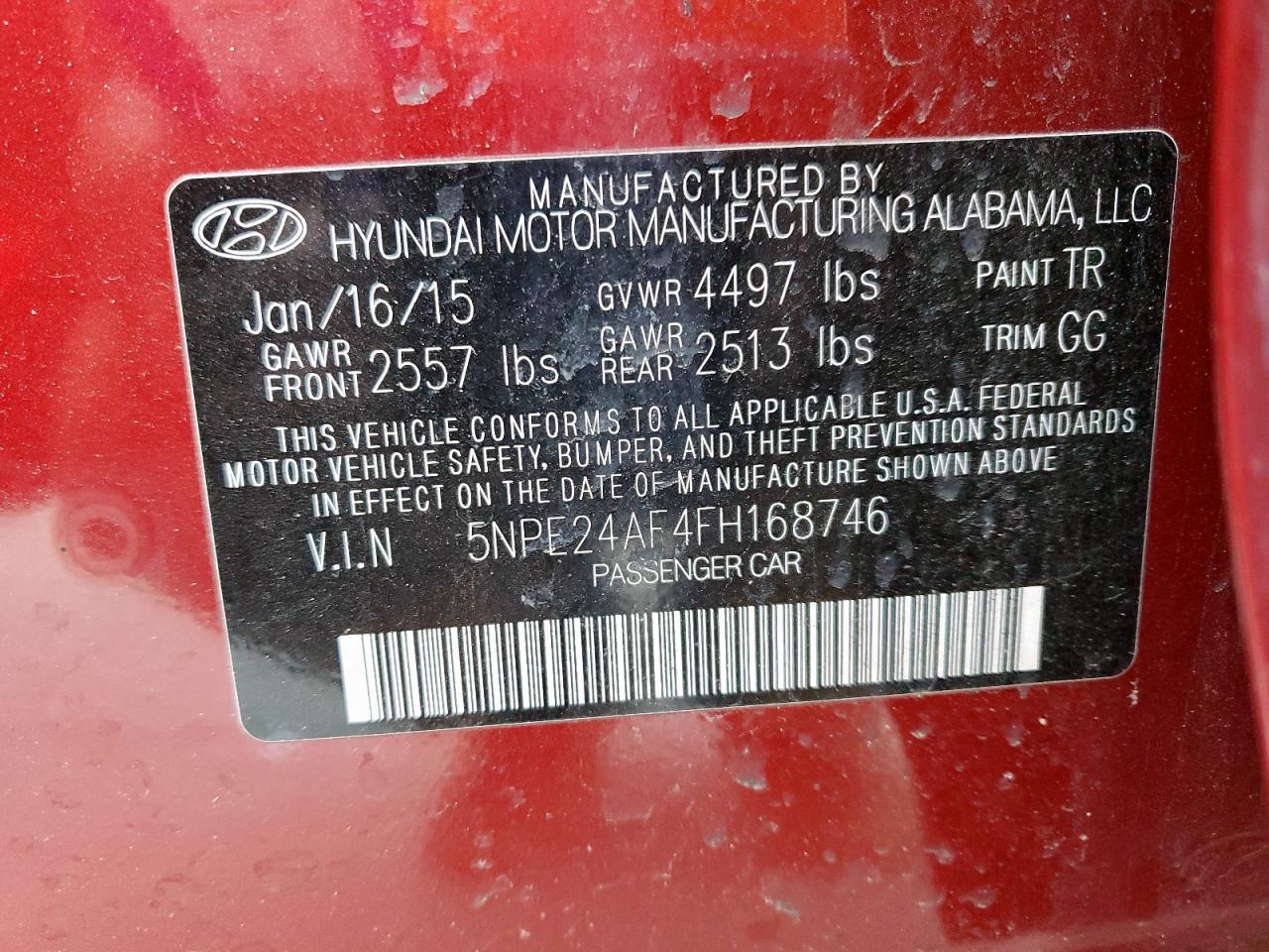 2015 Hyundai Sonata - Image 13