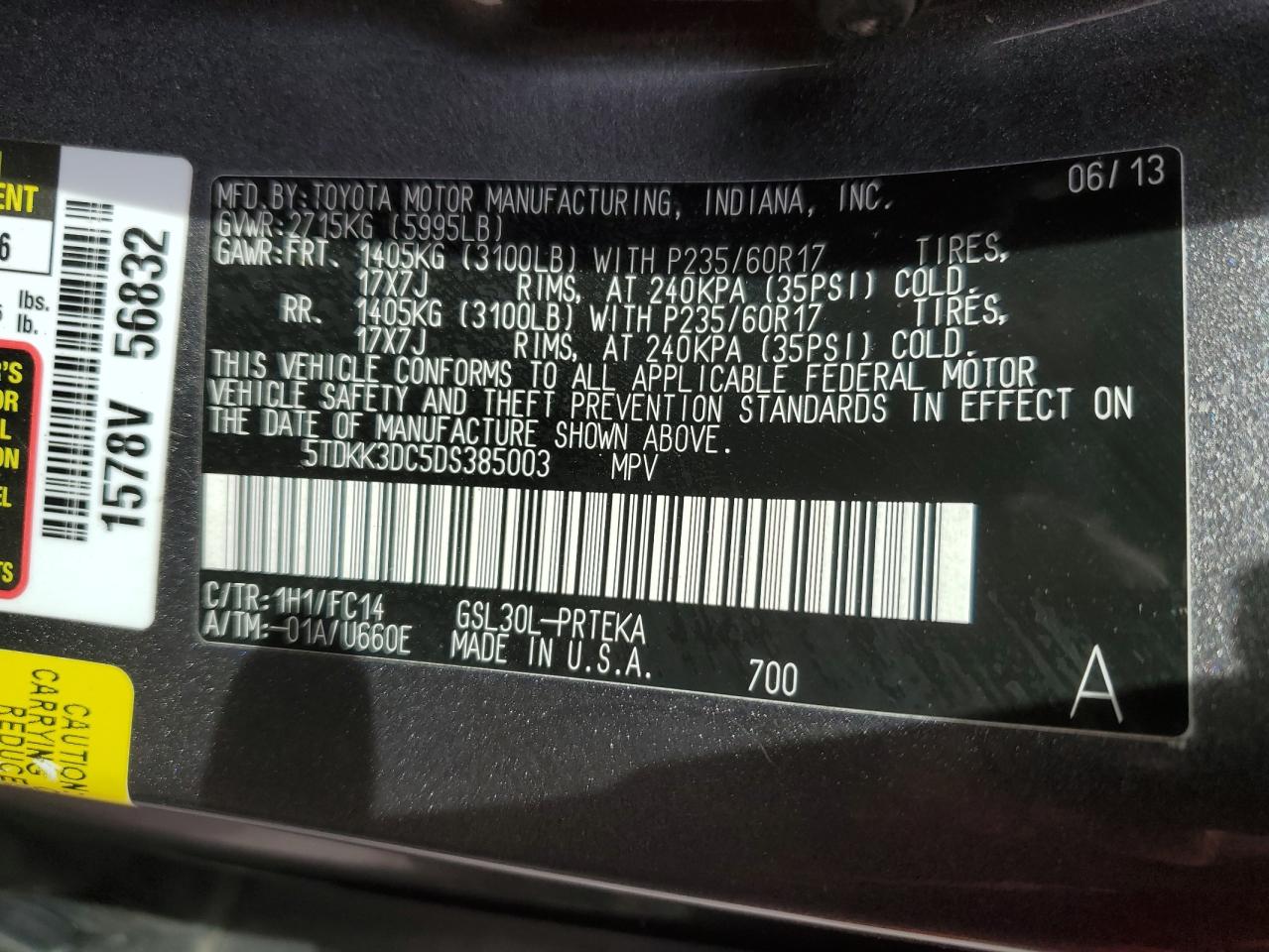 2013 Toyota Sienna - Image 16