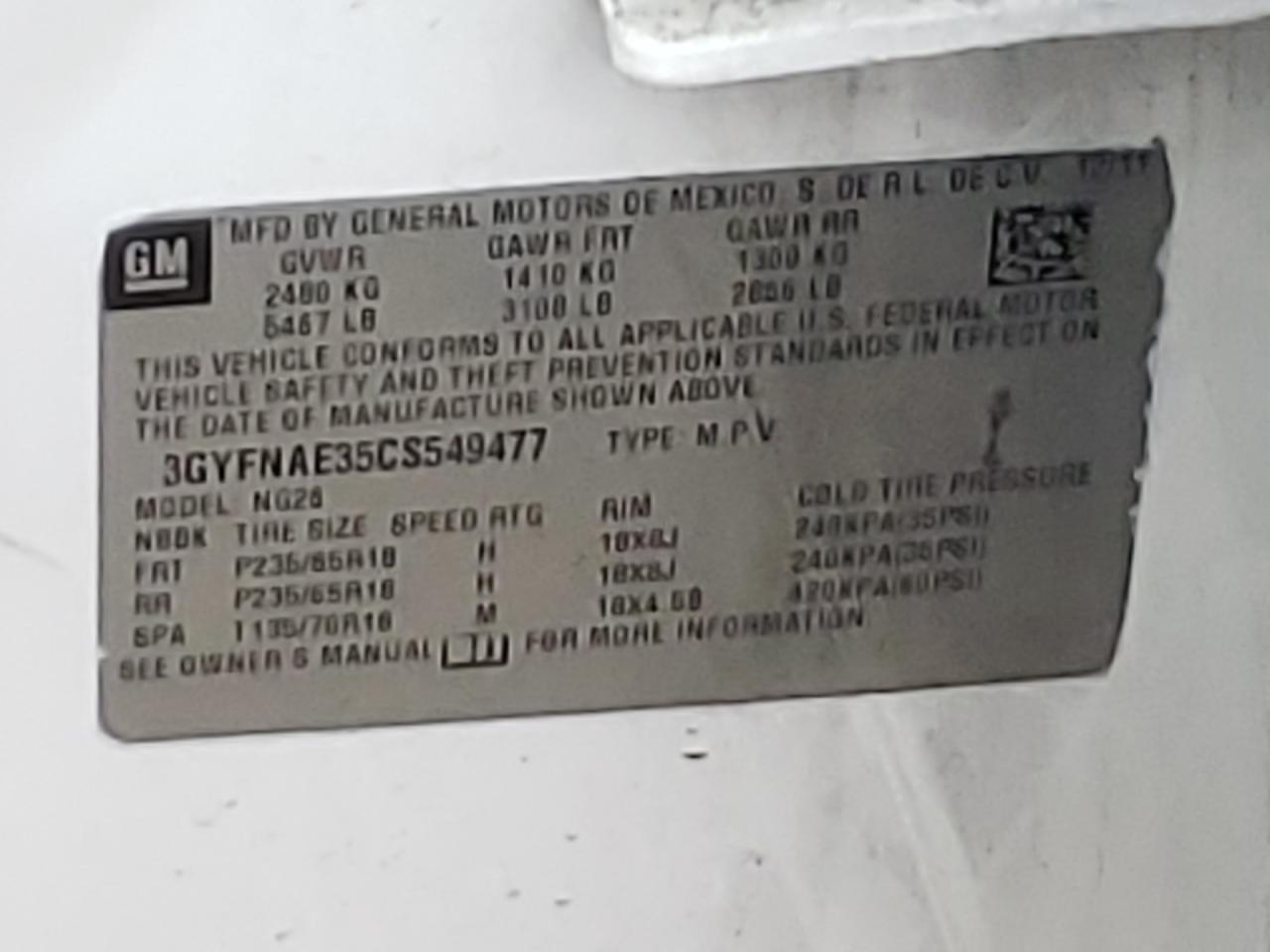 2012 Cadillac SRX - Image 12