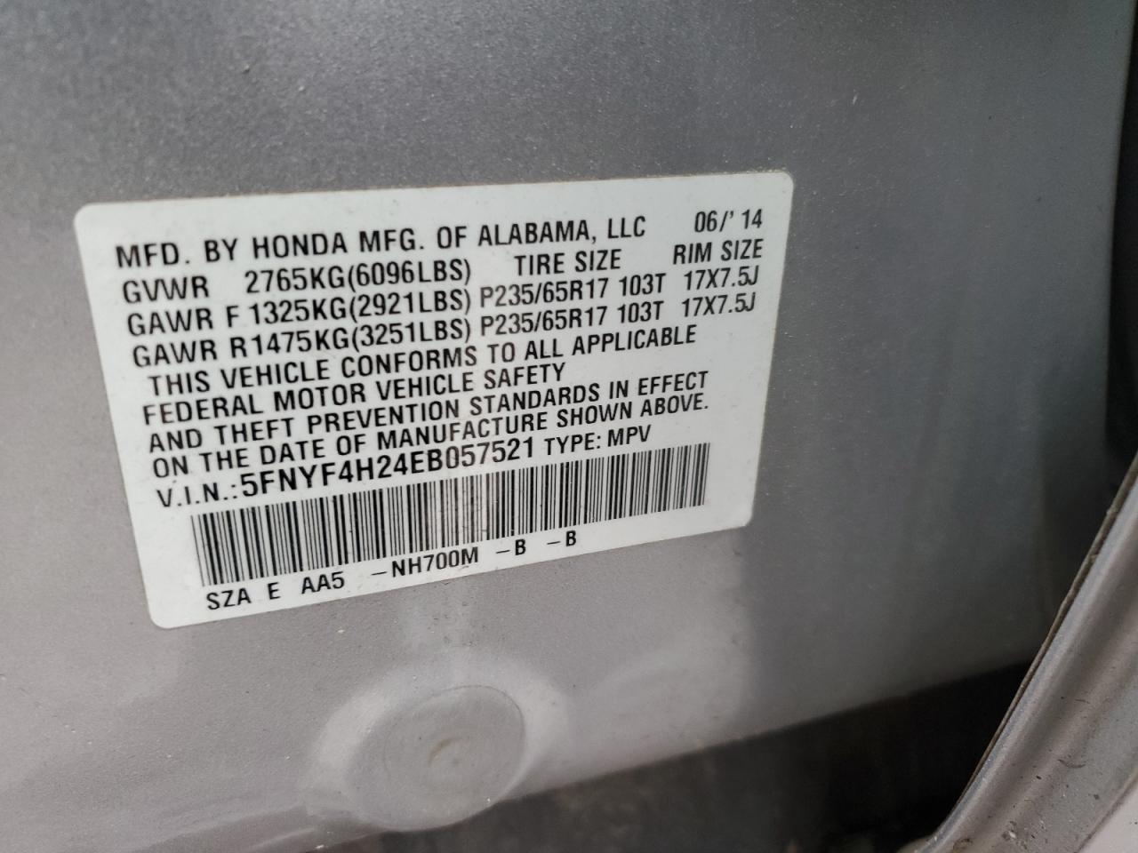 2014 Honda Pilot - Image 13