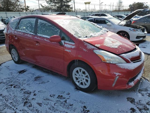 TOYOTA PRIUS 2012 Red