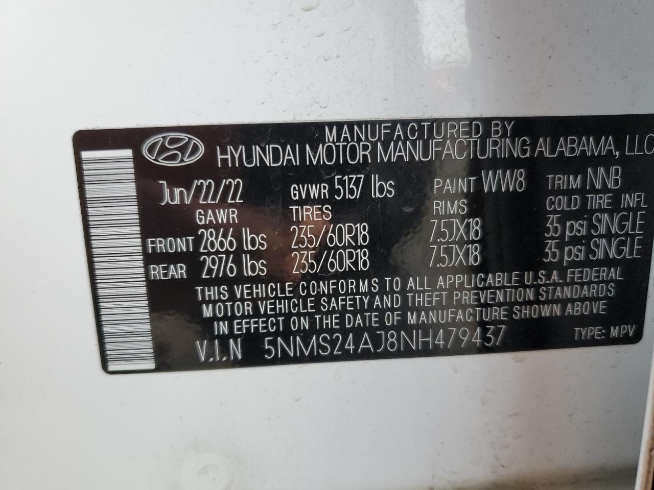 2022 Hyundai Santa Fe - Image 14