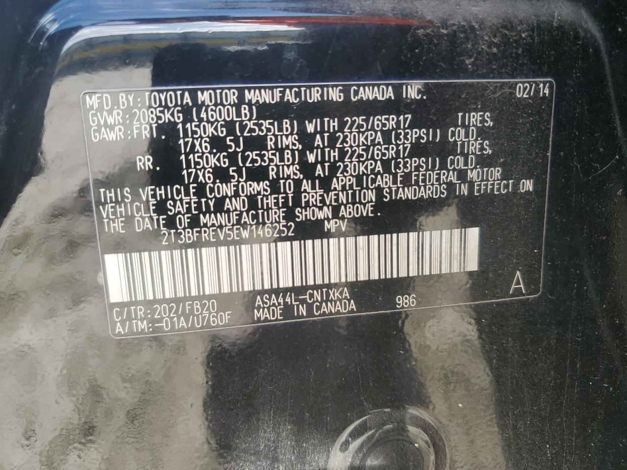 2014 Toyota RAV 4 - Image 15
