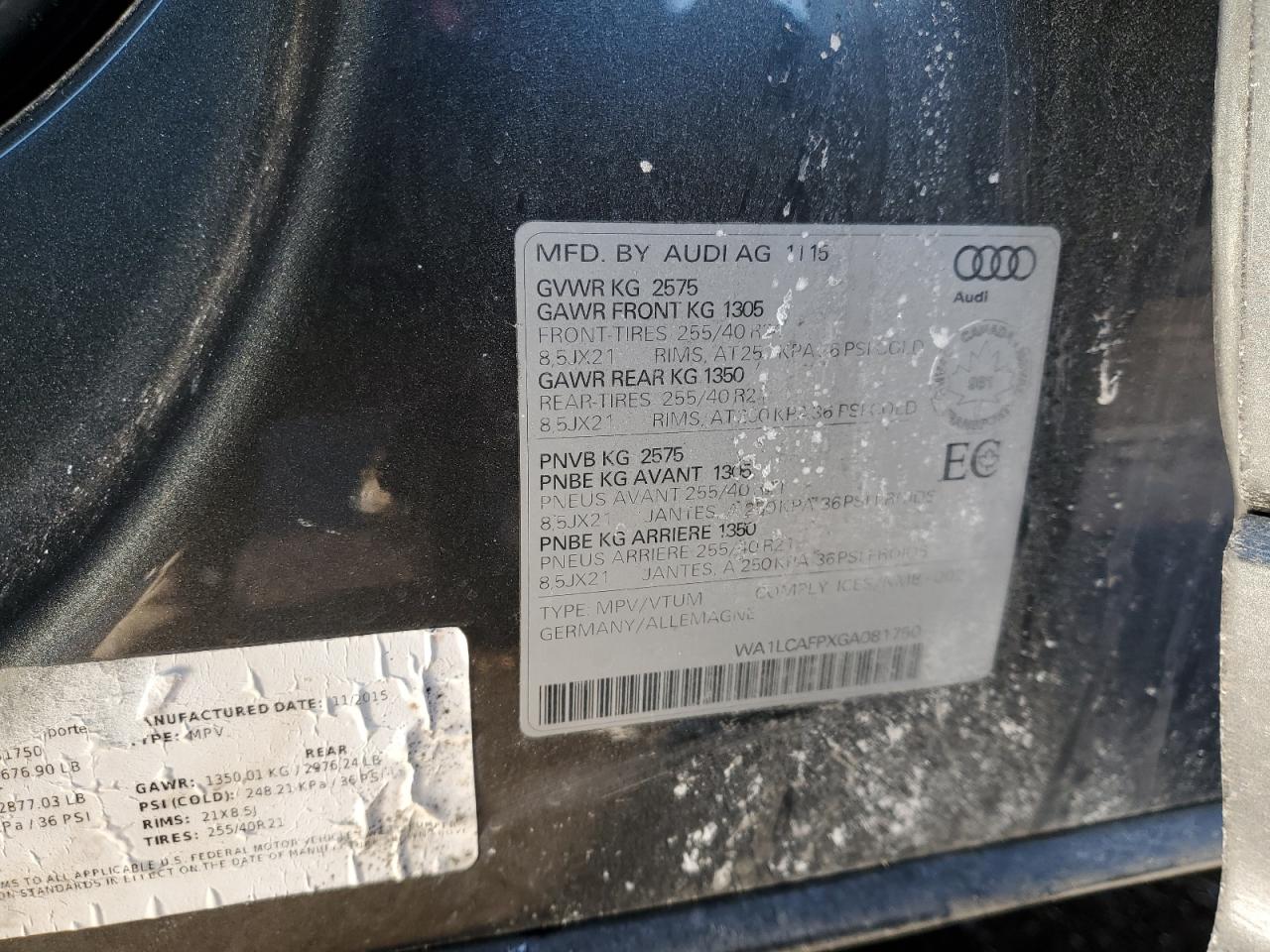 2016 Audi SQ5 - Image 13