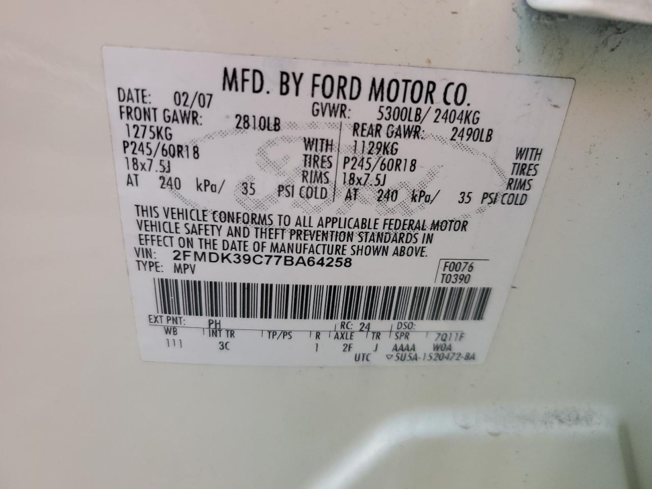 2007 Ford Edge - Image 13