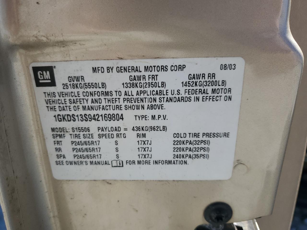 2004 GMC Envoy - Image 14