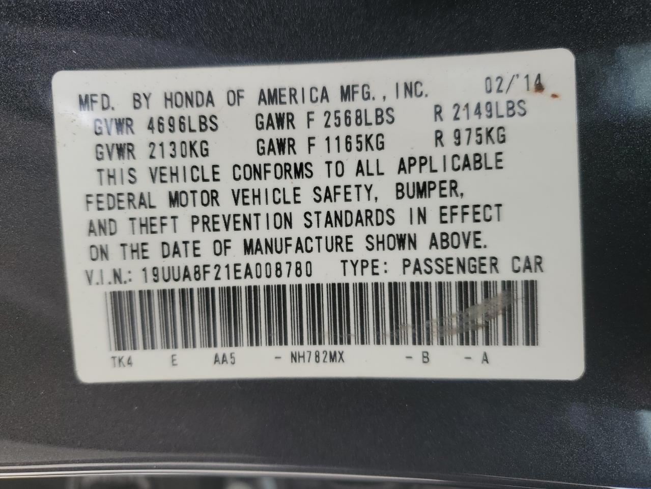 2014 Acura TL - Image 12