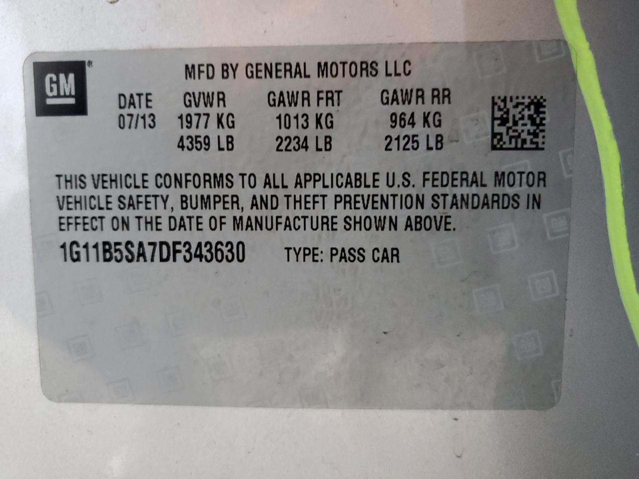2013 Chevrolet Malibu - Image 13