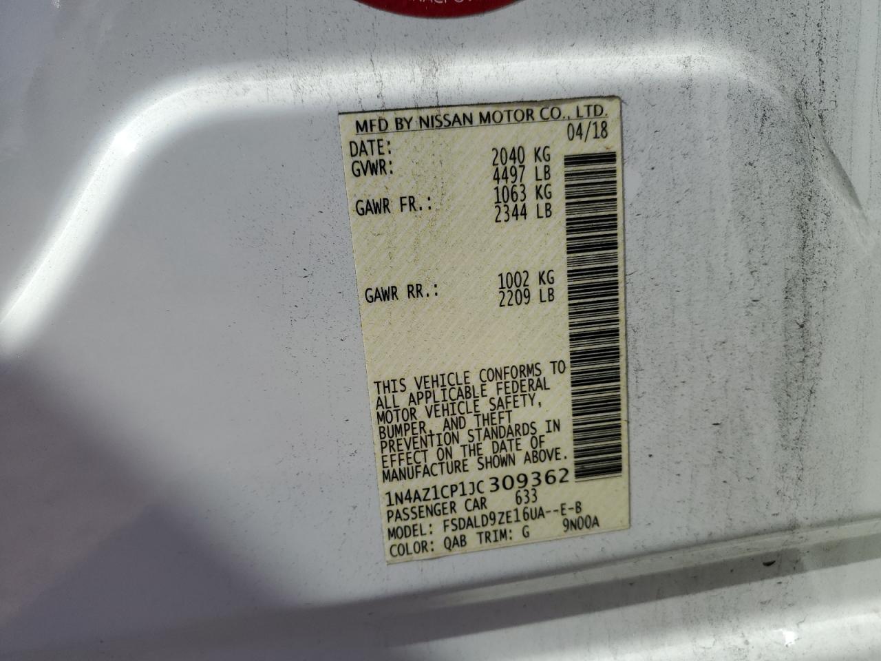 2018 Nissan Leaf - Image 14