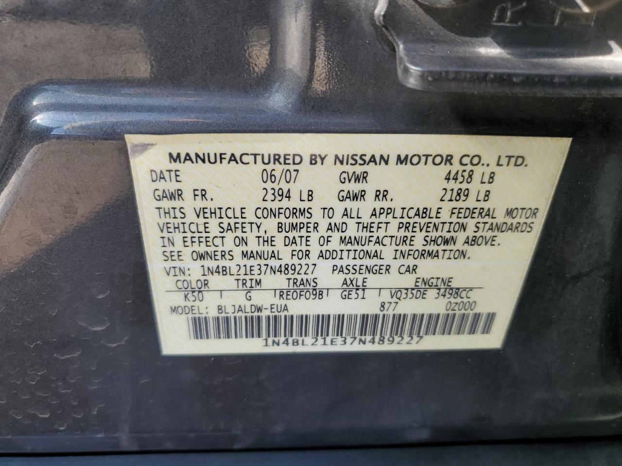 2007 Nissan Altima - Image 12