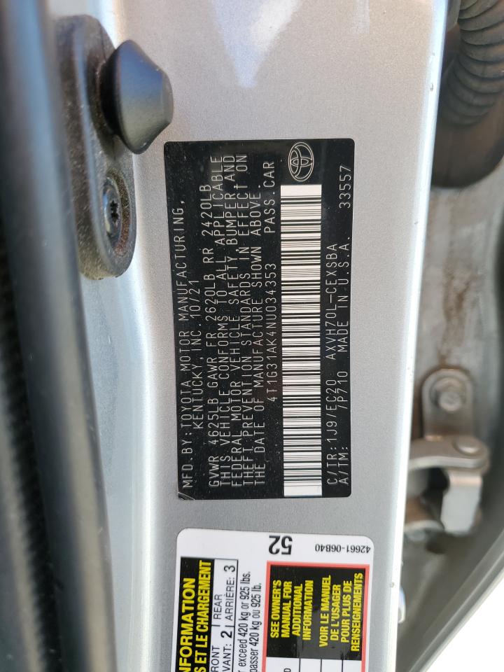 2022 Toyota Camry - Image 12