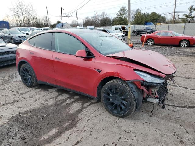  TESLA MODEL Y 2021 Czerwony