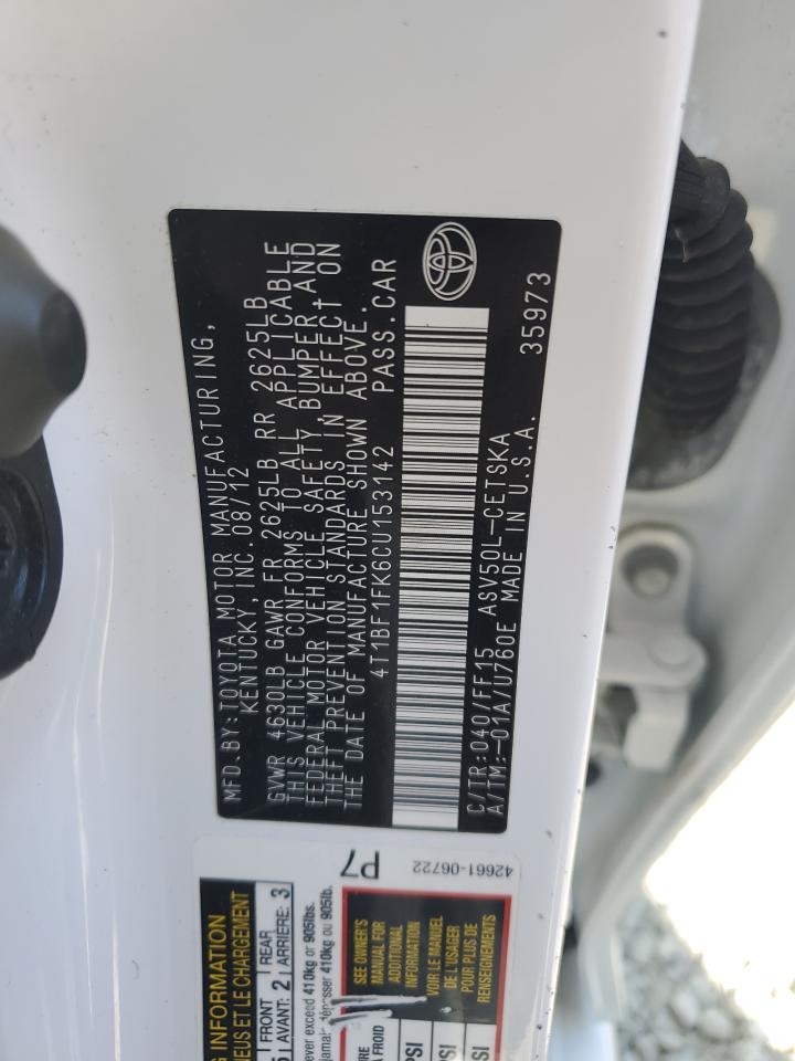 2012 Toyota Camry - Image 12