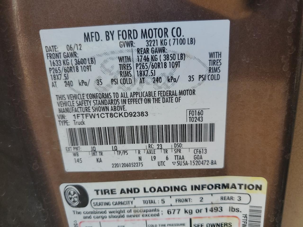 2012 Ford F-150 - Image 13