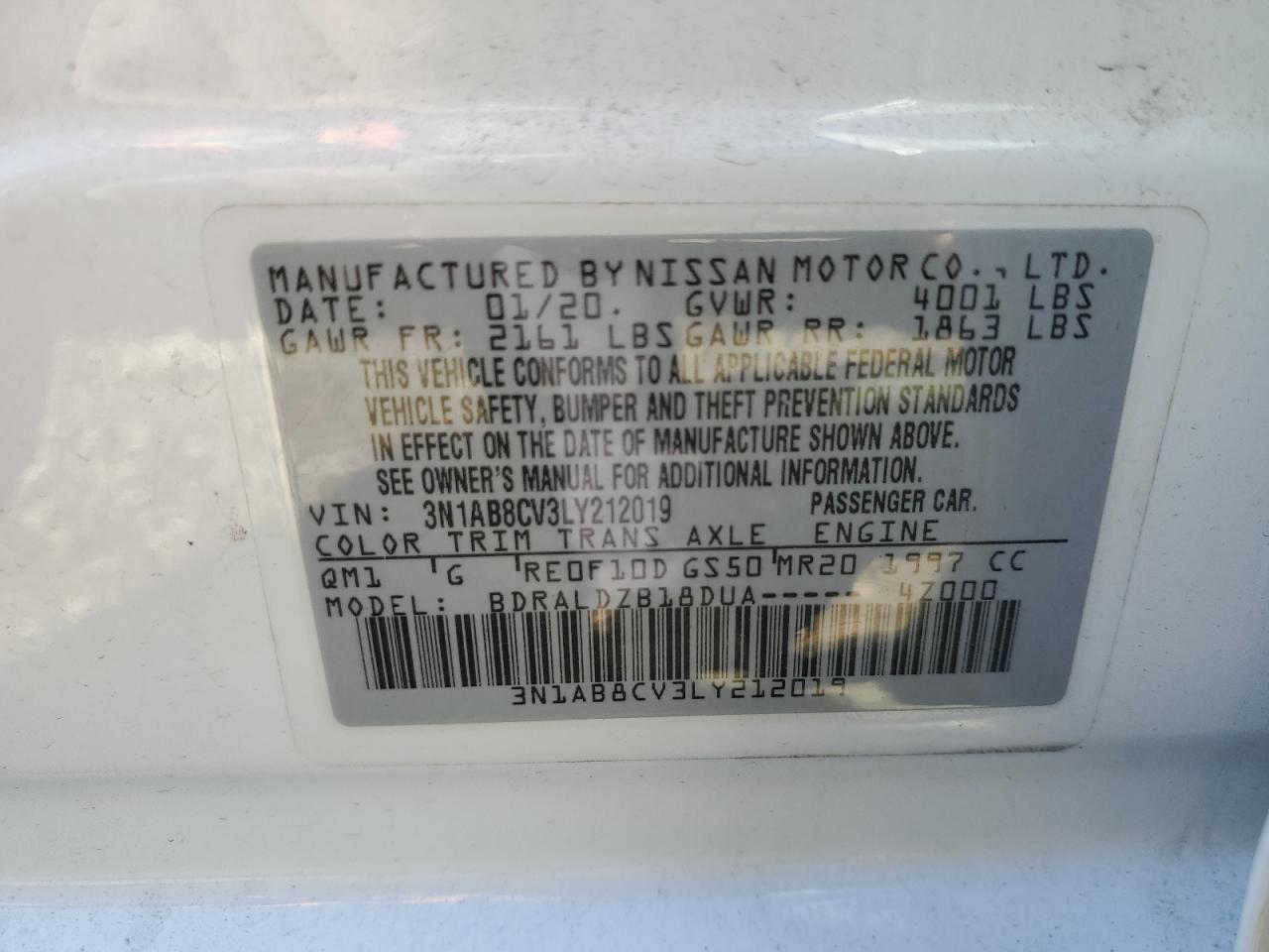 2020 Nissan Sentra - Image 12