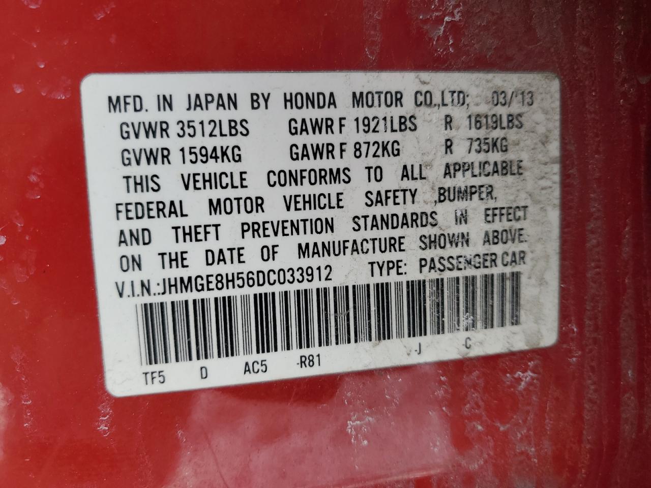 2013 Honda Fit - Image 12