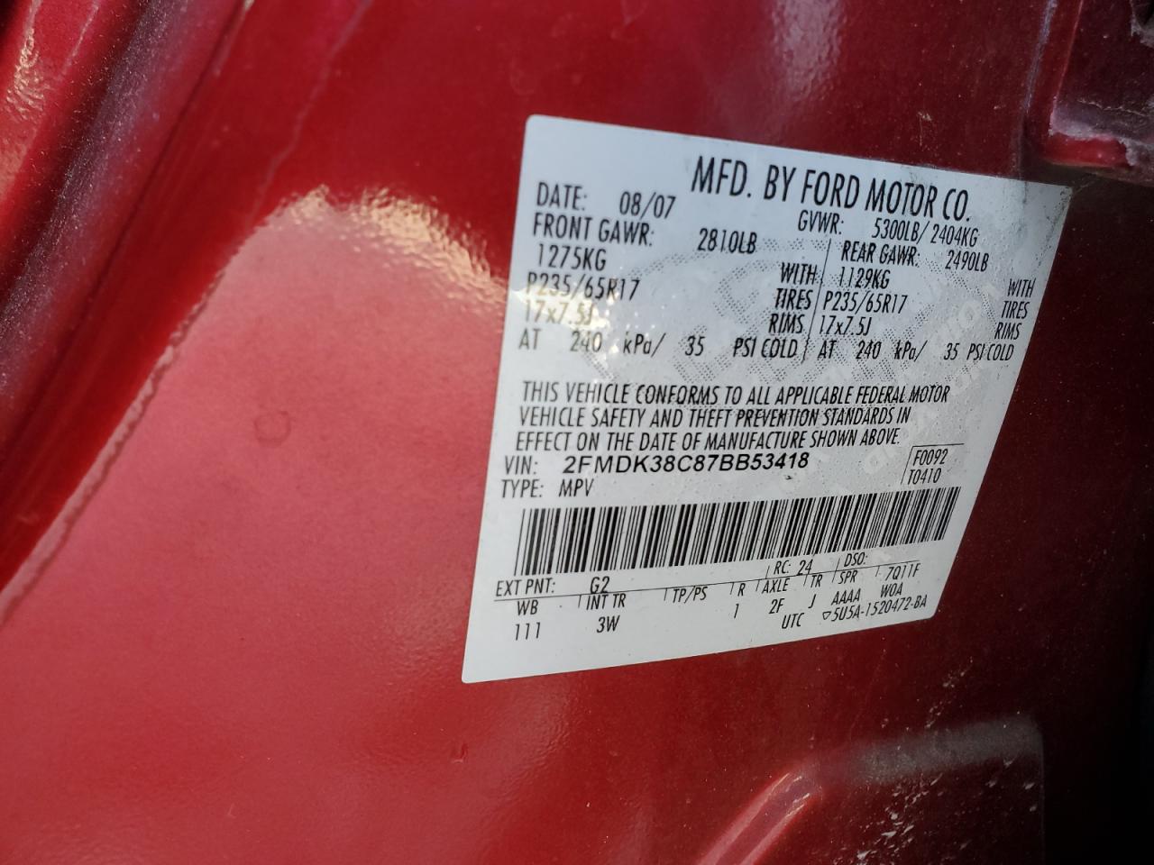 2007 Ford Edge - Image 13