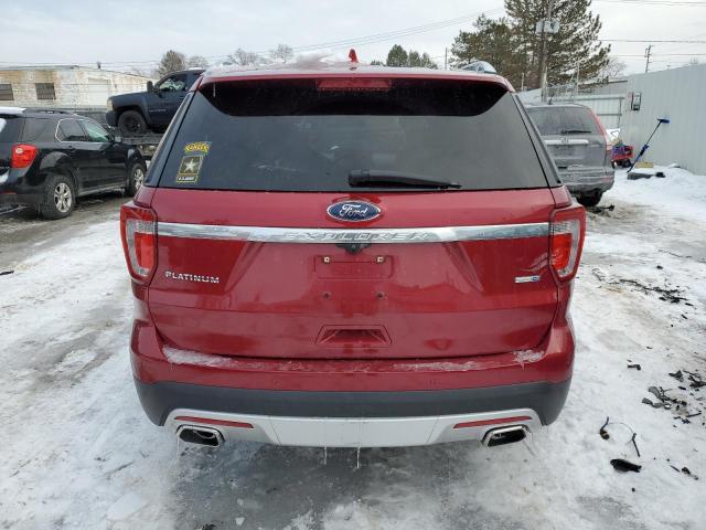  FORD EXPLORER 2017 Red