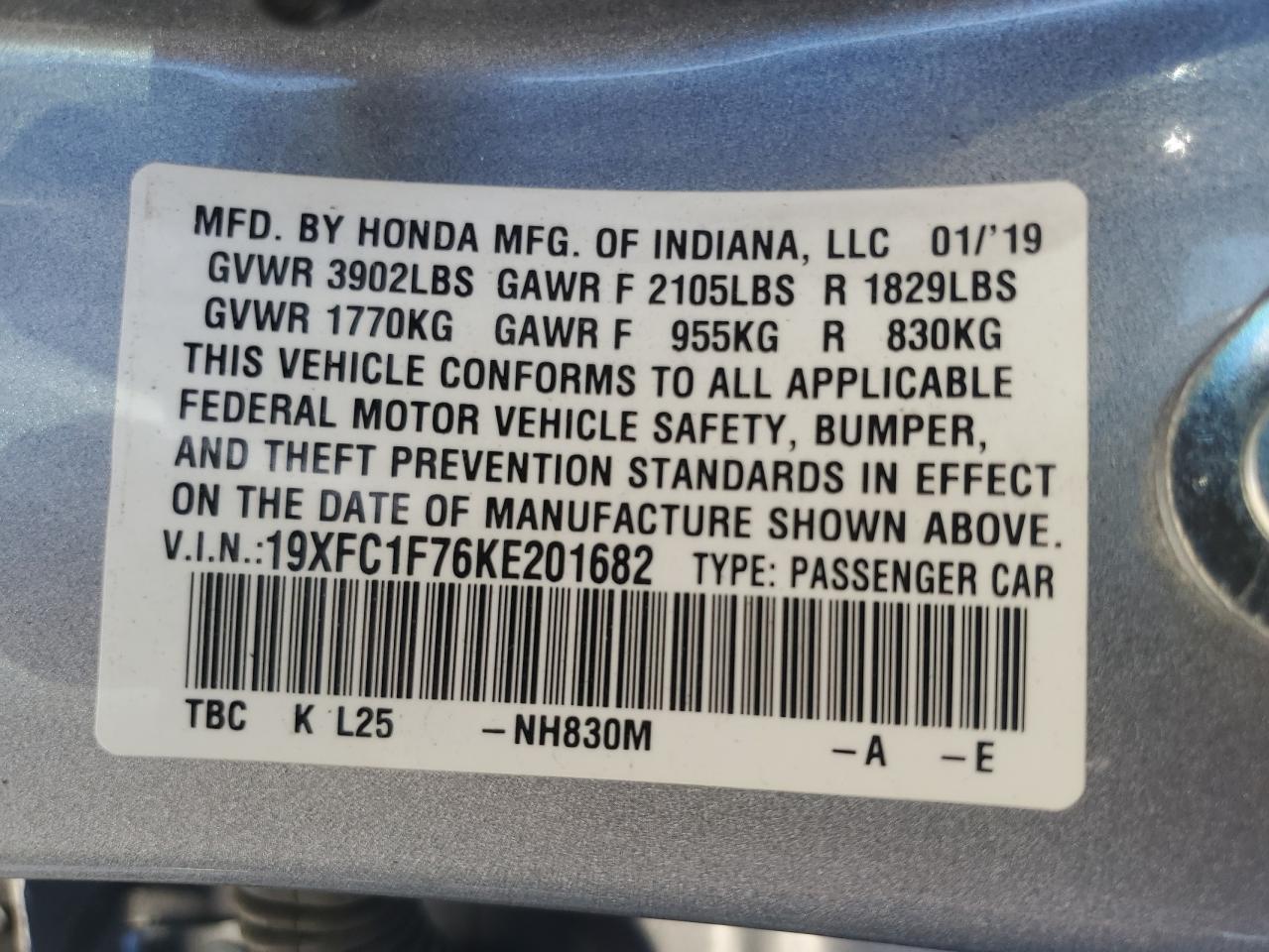 2019 Honda Civic - Image 12