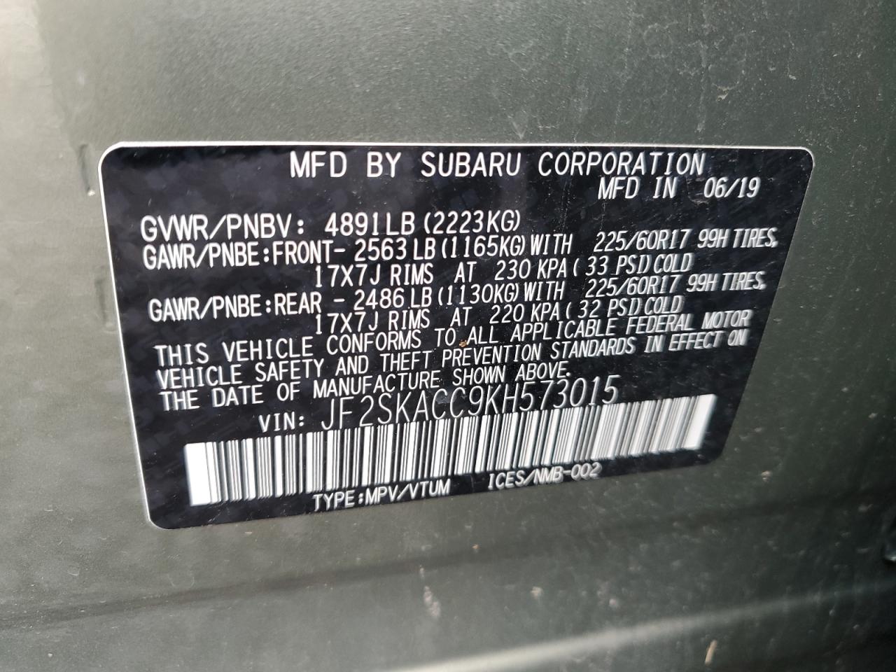 2019 Subaru Forester - Image 12