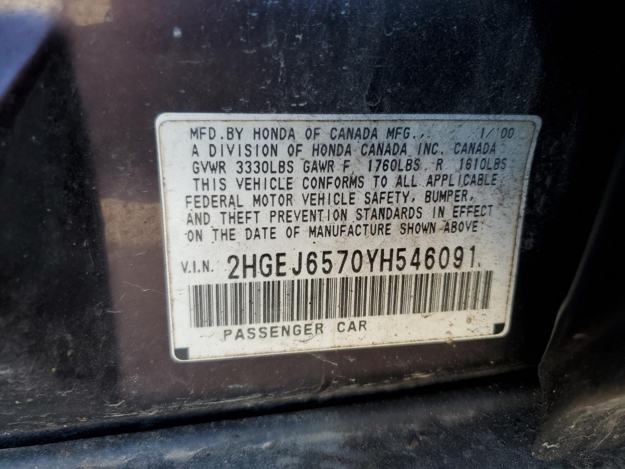 2000 Honda Civic - Image 14