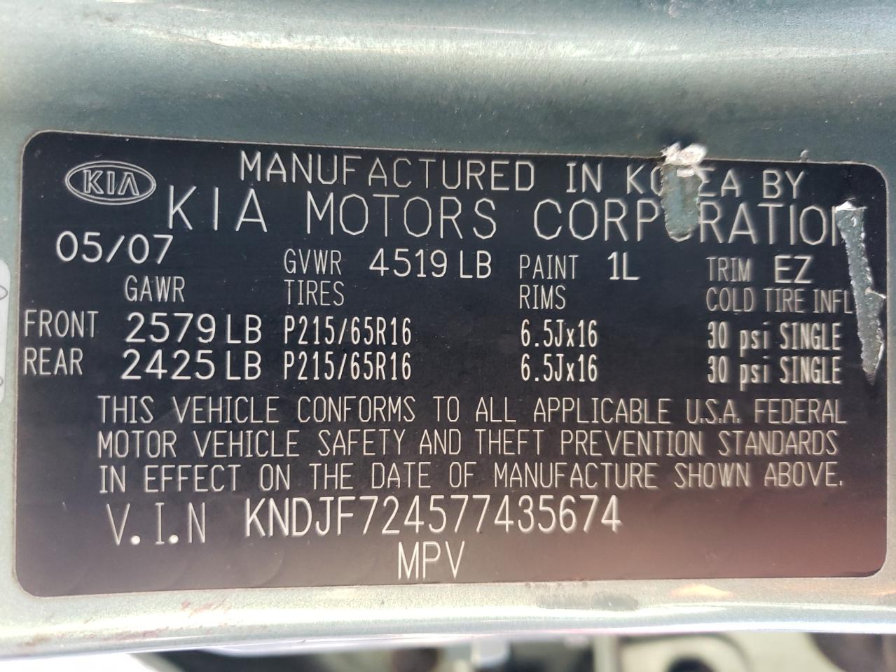 2007 Kia Sportage - Image 13