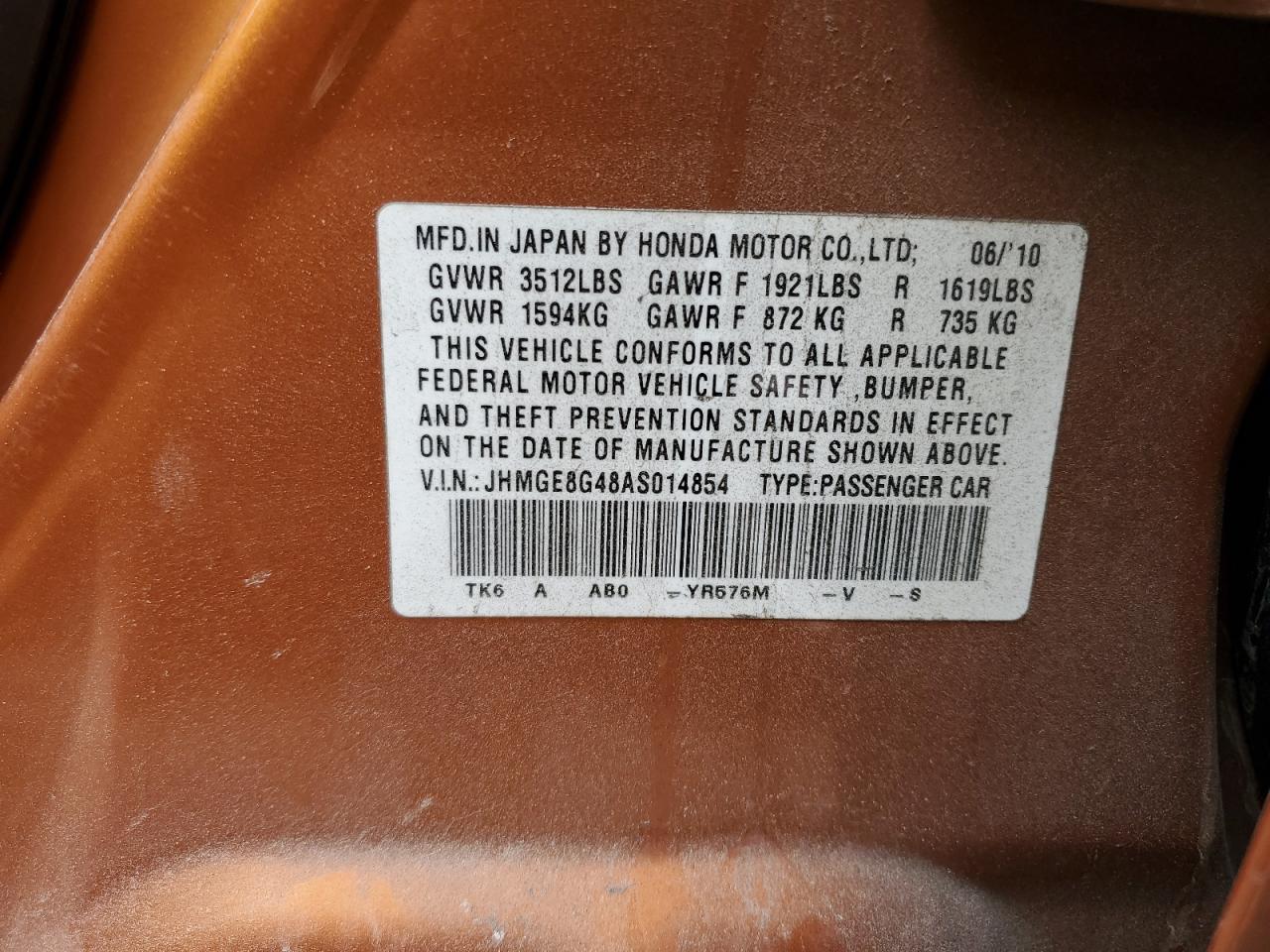 2010 Honda Fit - Image 13