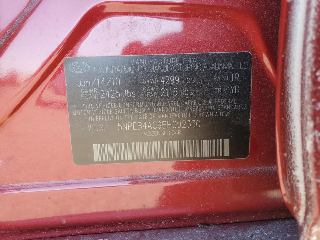 2011 Hyundai Sonata - Image 12