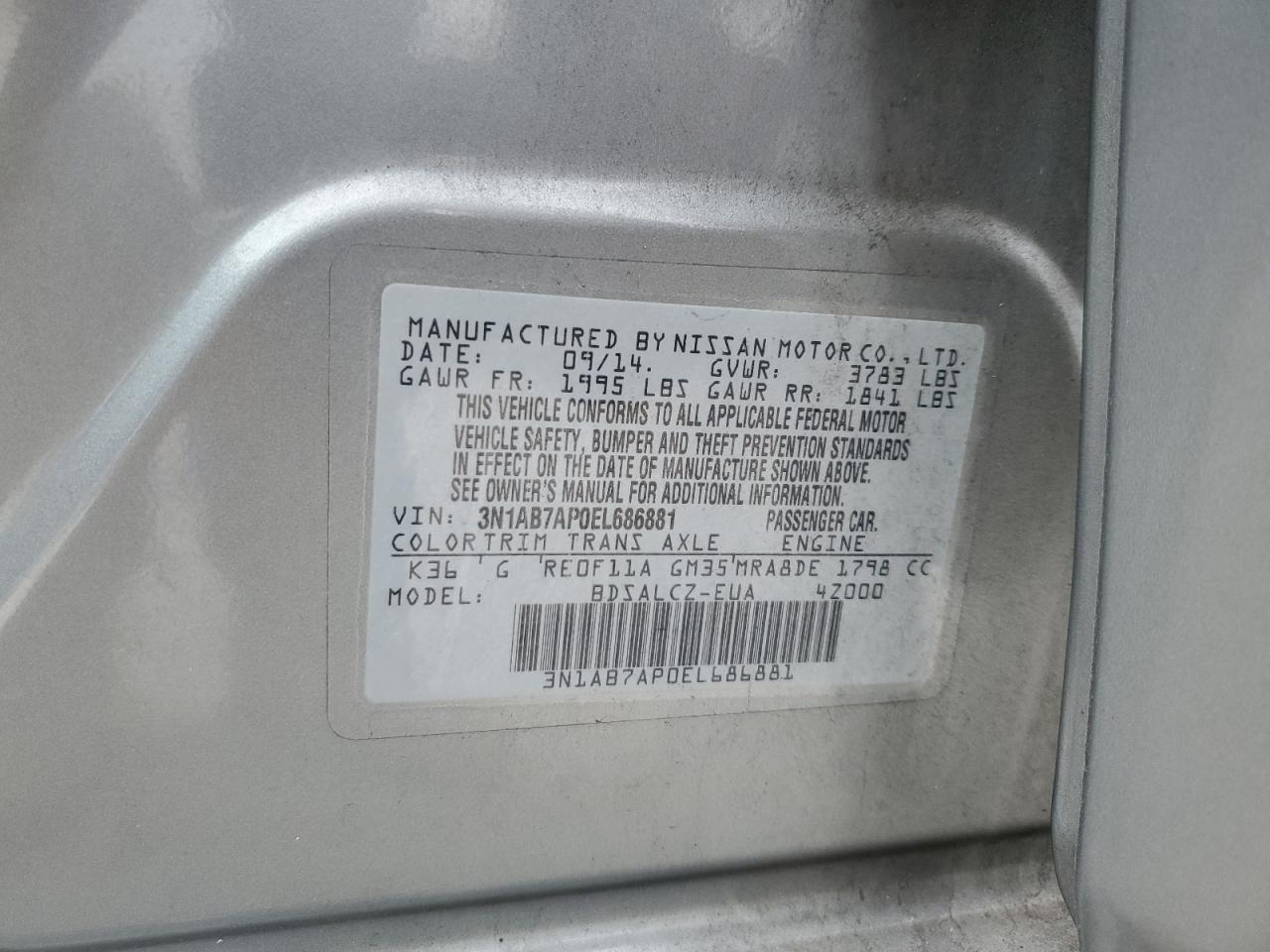 2014 Nissan Sentra - Image 13