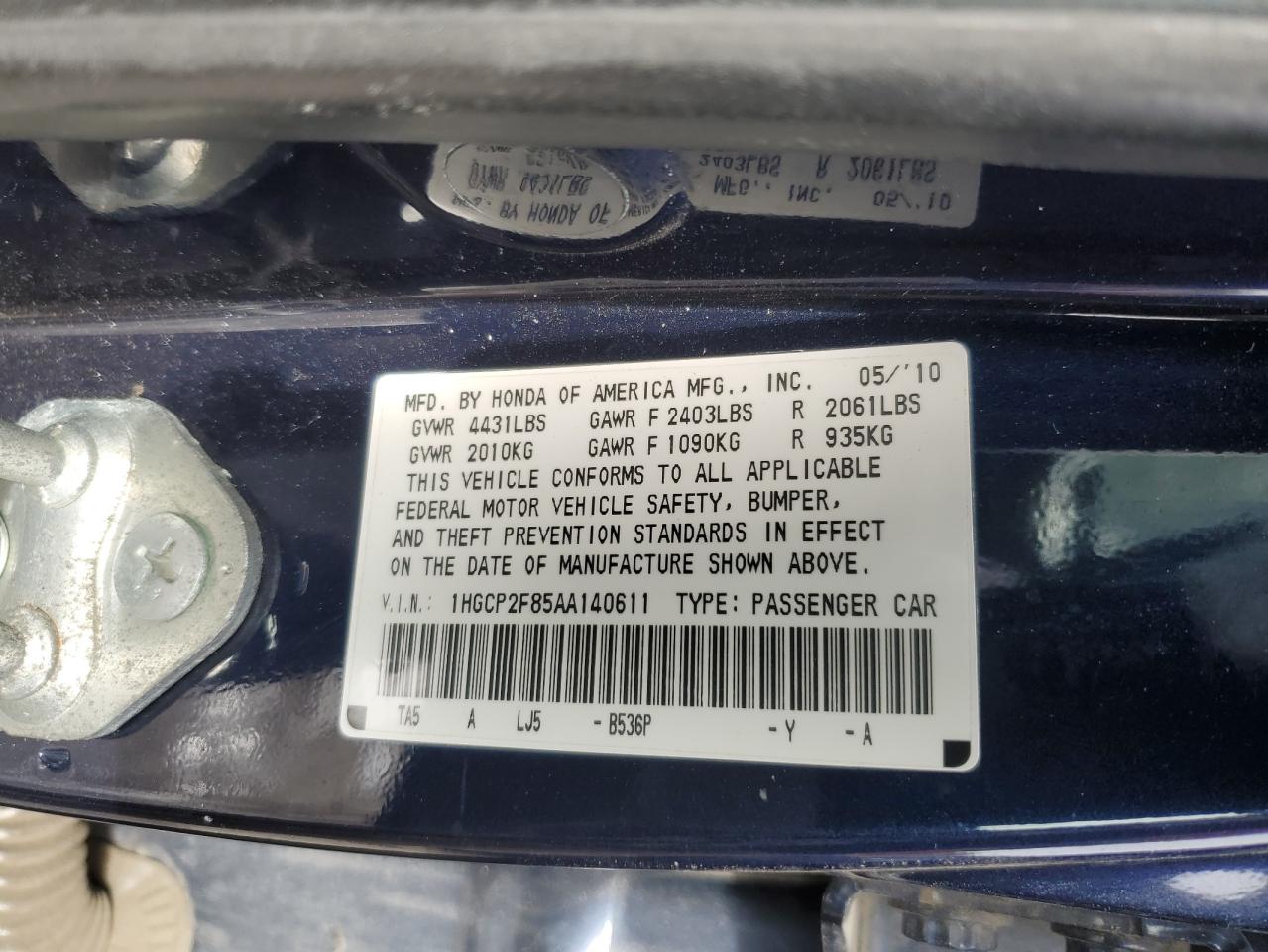 2010 Honda Accord - Image 14
