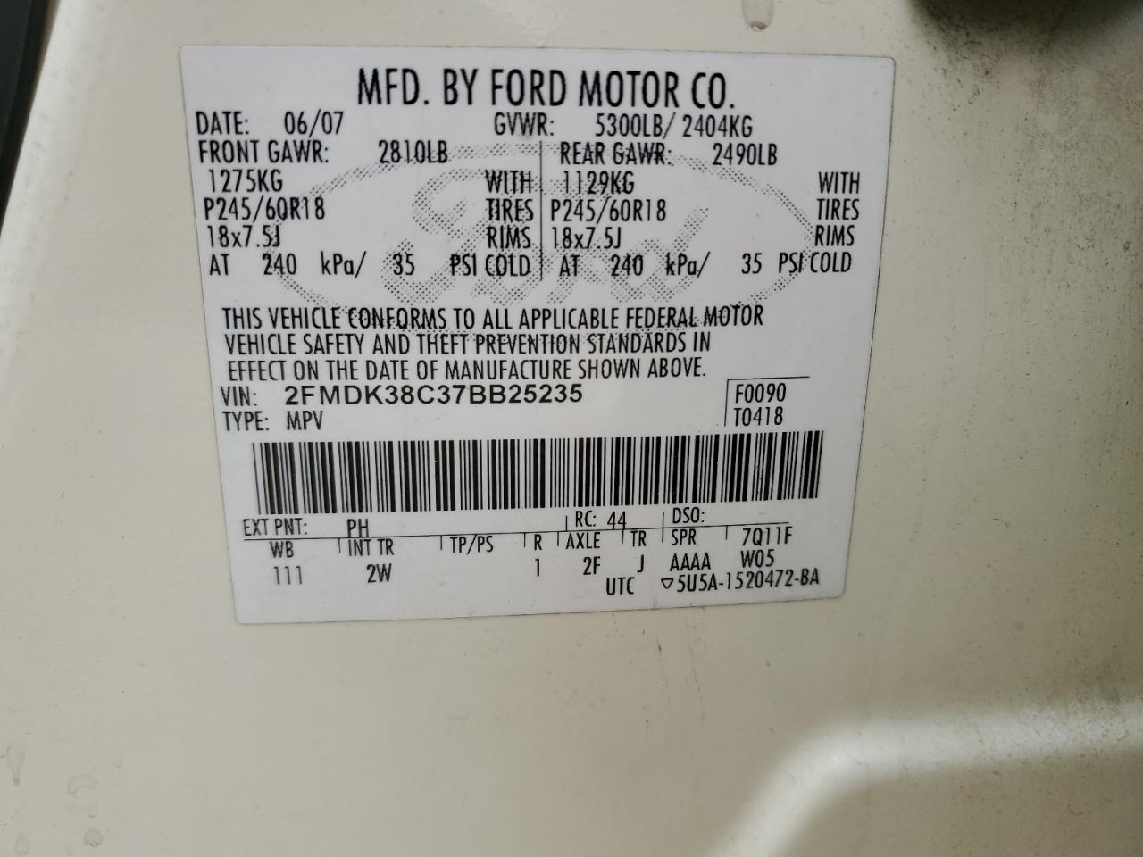 2007 Ford Edge - Image 13