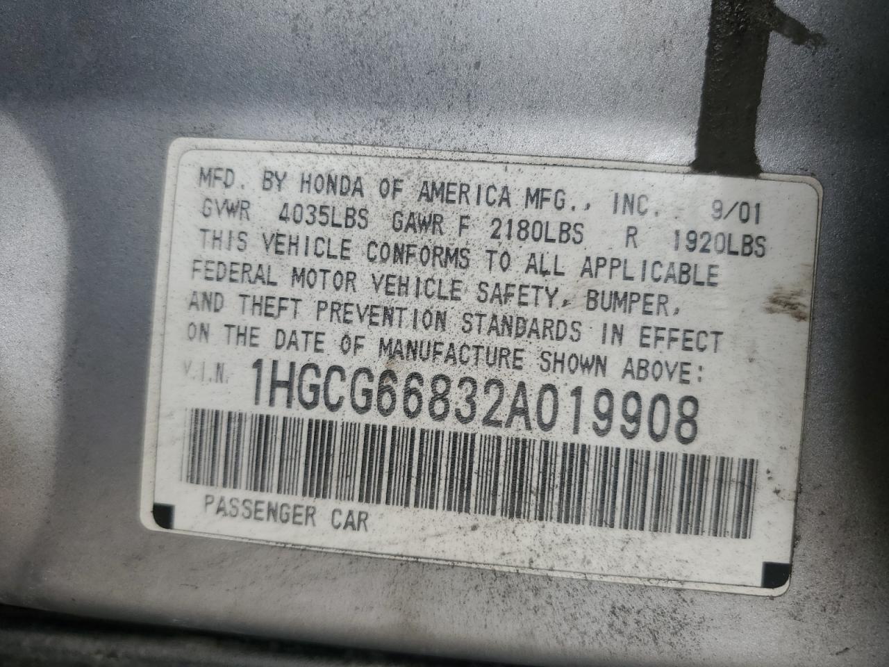 2002 Honda Accord - Image 13