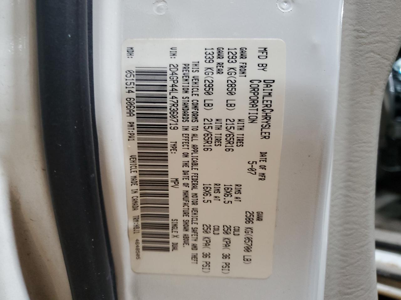 2007 Dodge Caravan - Image 13